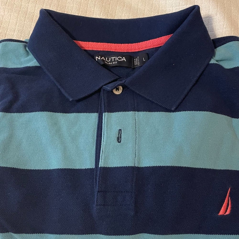 Nautica Slim Fit Large Polo